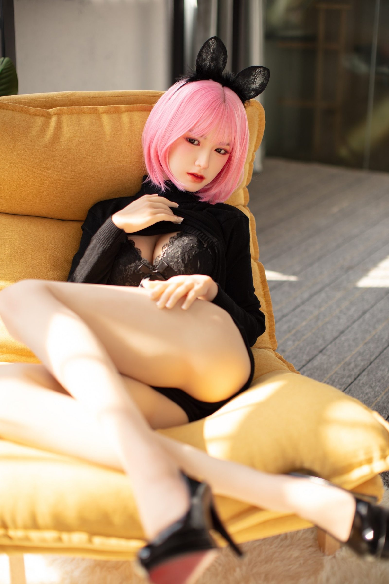 Fumiko, 160 cm Sexpuppe mit Silikonkopf und TPE-Körper, konfigurierbar