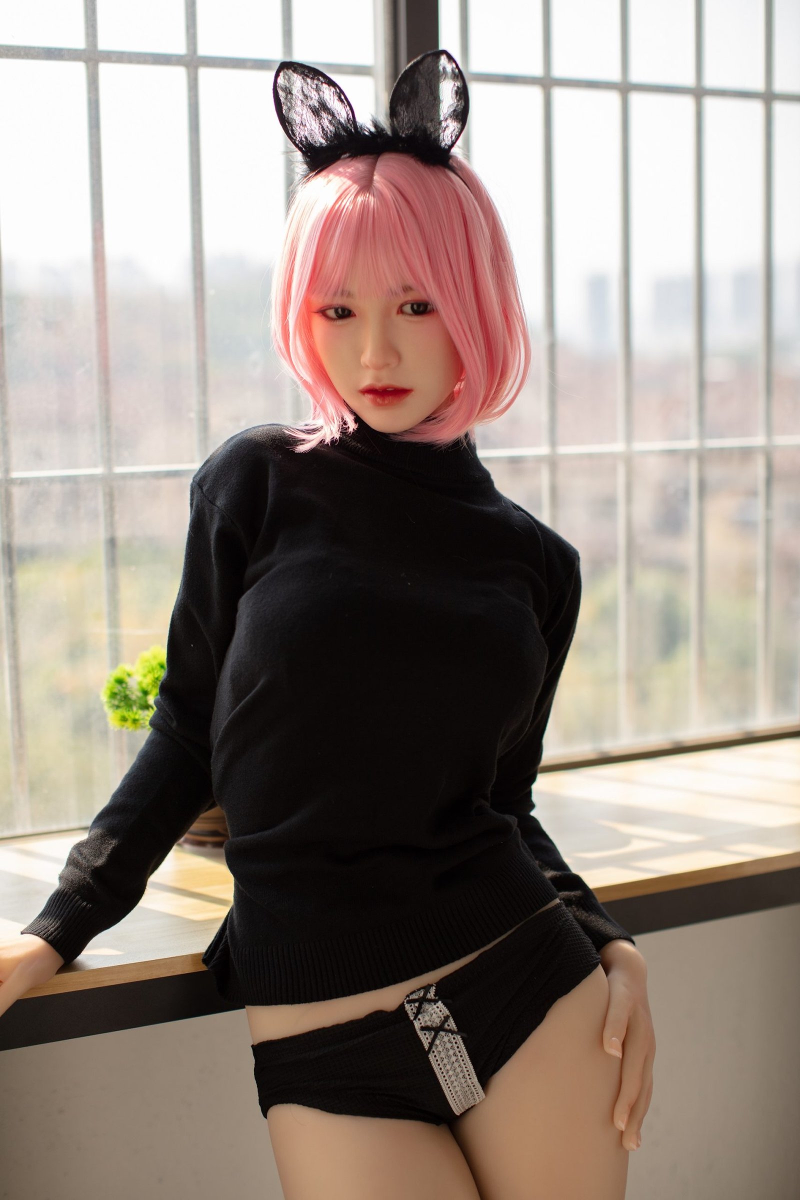 Fumiko, 160 cm Sexpuppe mit Silikonkopf und TPE-Körper, konfigurierbar