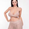 Teston, 161 cm BBW Sexpuppe mit Silikonkopf und TPE-Körper, konfigurierbar