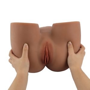 A1 Gesäß in TPE mit mittlerer Braunhaut mit Vaginal- und Anales-Fähigkeiten
