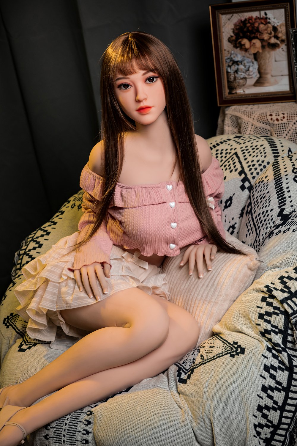 Nolet, 160 cm Sexpuppe mit Silikonkopf und TPE-Körper, EU-Lager