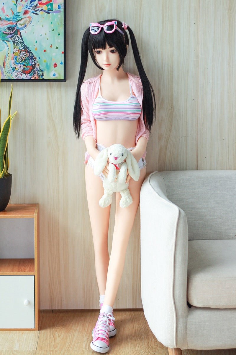 Akia, 140 cm Anime TPE-Sexpuppe, konfigurierbar