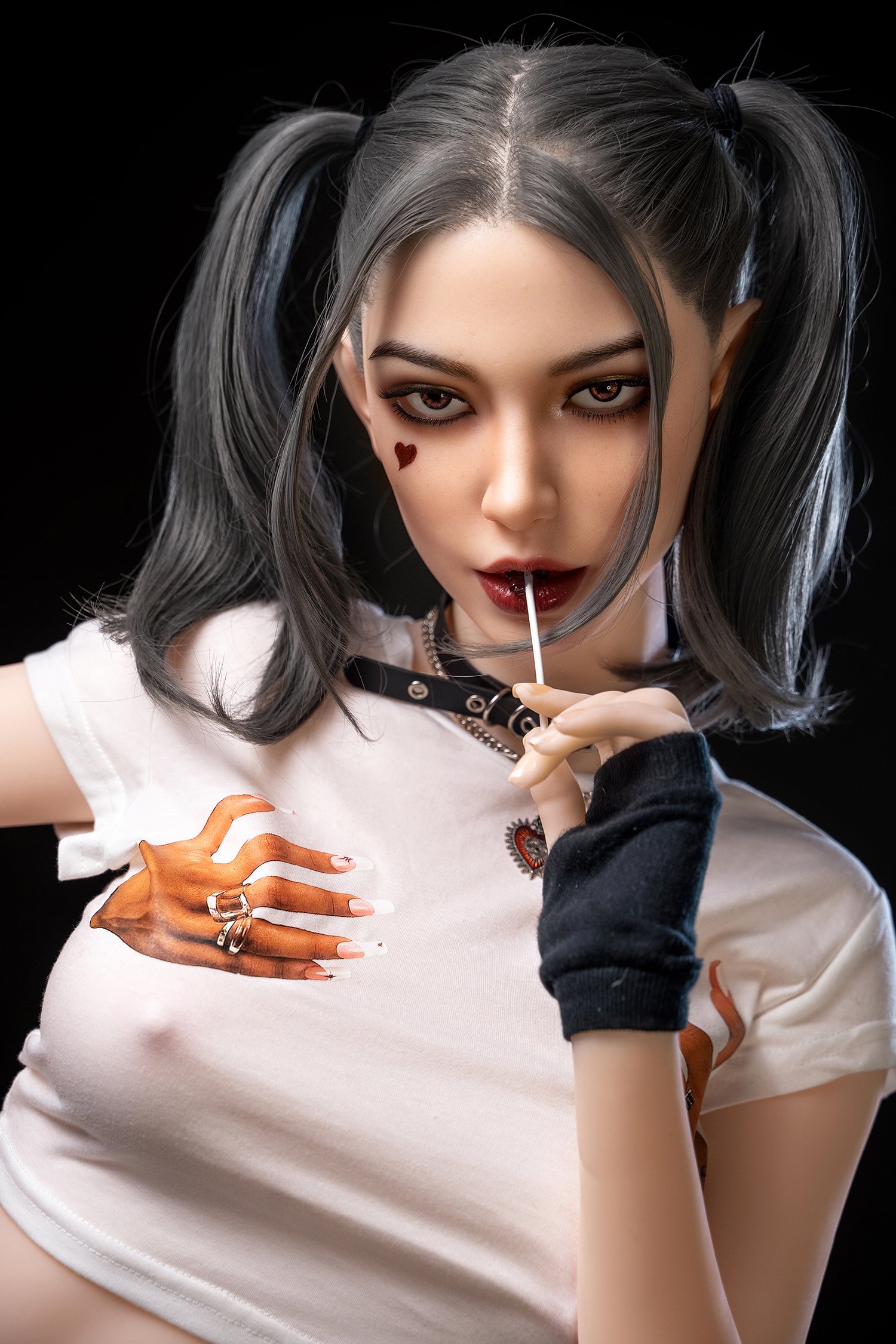 Lela, 173 cm Cosplay Sexpuppe mit Silikonkopf und TPE-Körper, konfigurierbar