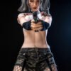 Lela, 173 cm Cosplay Sexpuppe mit Silikonkopf und TPE-Körper, konfigurierbar