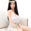Carina, 158 cm Sexpuppe mit Silikonkopf und TPE-Körper