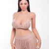Teston, 161 cm BBW Sexpuppe mit Silikonkopf und TPE-Körper, konfigurierbar