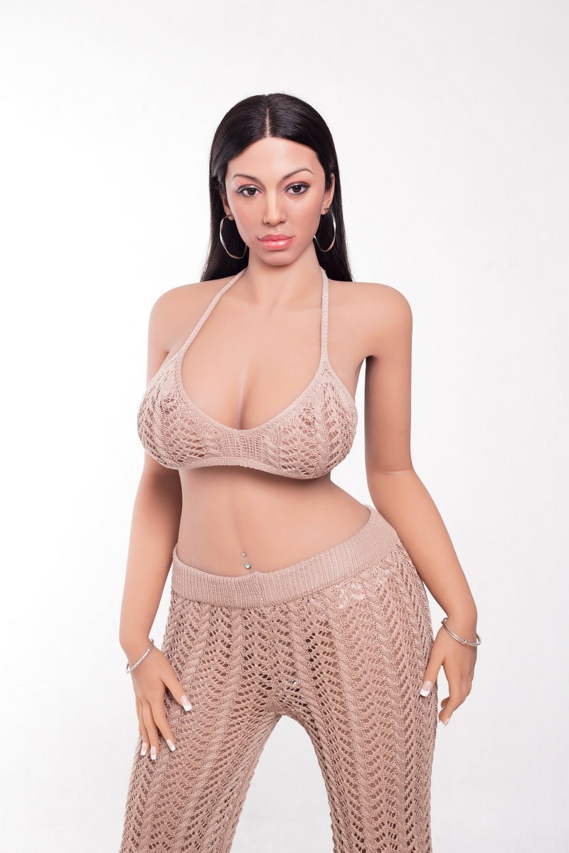Teston, 161 cm BBW Sexpuppe mit Silikonkopf und TPE-Körper, konfigurierbar