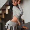 Ami, 152 cm Sexpuppe mit Silikonkopf und TPE-Körper mit beweglichem ROS-Kiefer