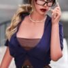 Southey, 158 cm Sexpuppe mit Silikonkopf und TPE-Körper mit beweglichem ROS-Kiefer