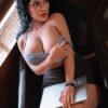 Toussaint, 162 cm BBW Sexpuppe mit Silikonkopf und TPE-Körper mit beweglichem ROS-Kiefer