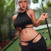 Denyse, 164 cm Sexpuppe mit Silikonkopf und TPE-Körper mit beweglichem ROS-Kiefer, konfigurierbar