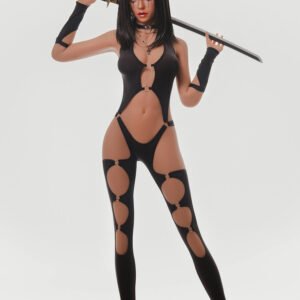 Arpin, 166 cm Cosplay Sexpuppe mit Silikonkopf und TPE-Körper mit beweglichem ROS-Kiefer, konfigurierbar