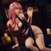 Gervin, 164 cm Cosplay Silikon-Sexpuppe mit beweglichem ROS-Kiefer, konfigurierbar