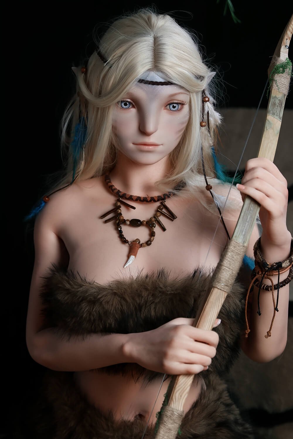 Oury, 170 cm Cosplay Silikon-Sexpuppe mit beweglichem ROS-Kiefer, konfigurierbar