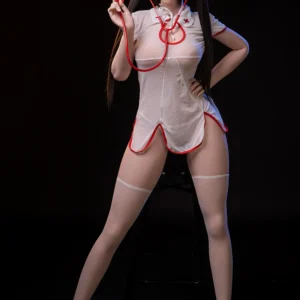Mélaine Morvan, 163 cm Silikon-Sexpuppe, Natürliche Hautfarbe, Kopf 425, konfigurierbar