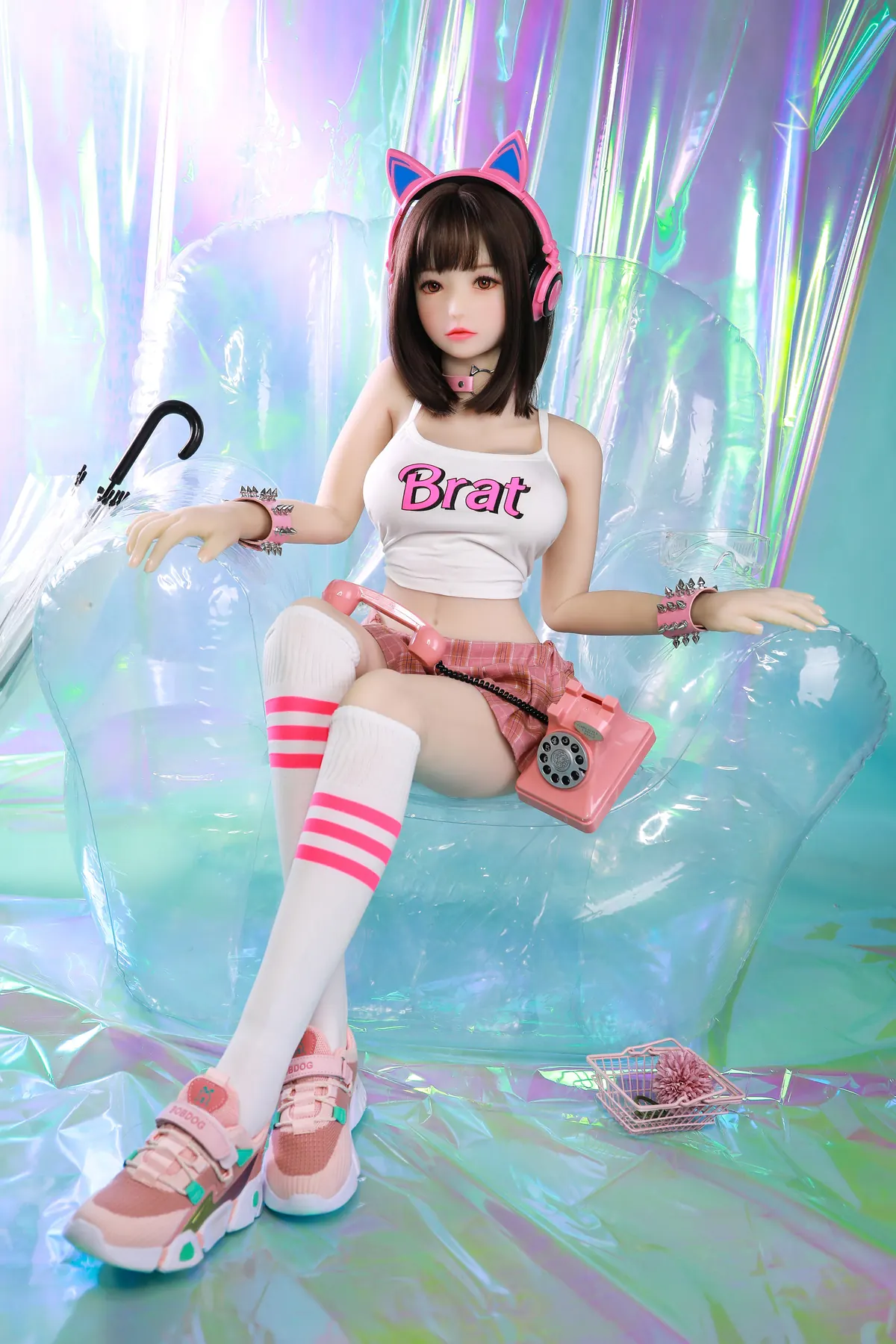 Ombeline Giraudon, 148 cm TPE-Sexpuppe, Kopf 155, konfigurierbar