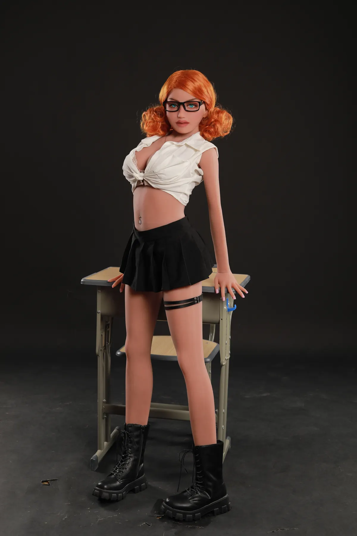 Léocadie Hautecœur, 158 cm TPE-Sexpuppe, Kopf 003, konfigurierbar
