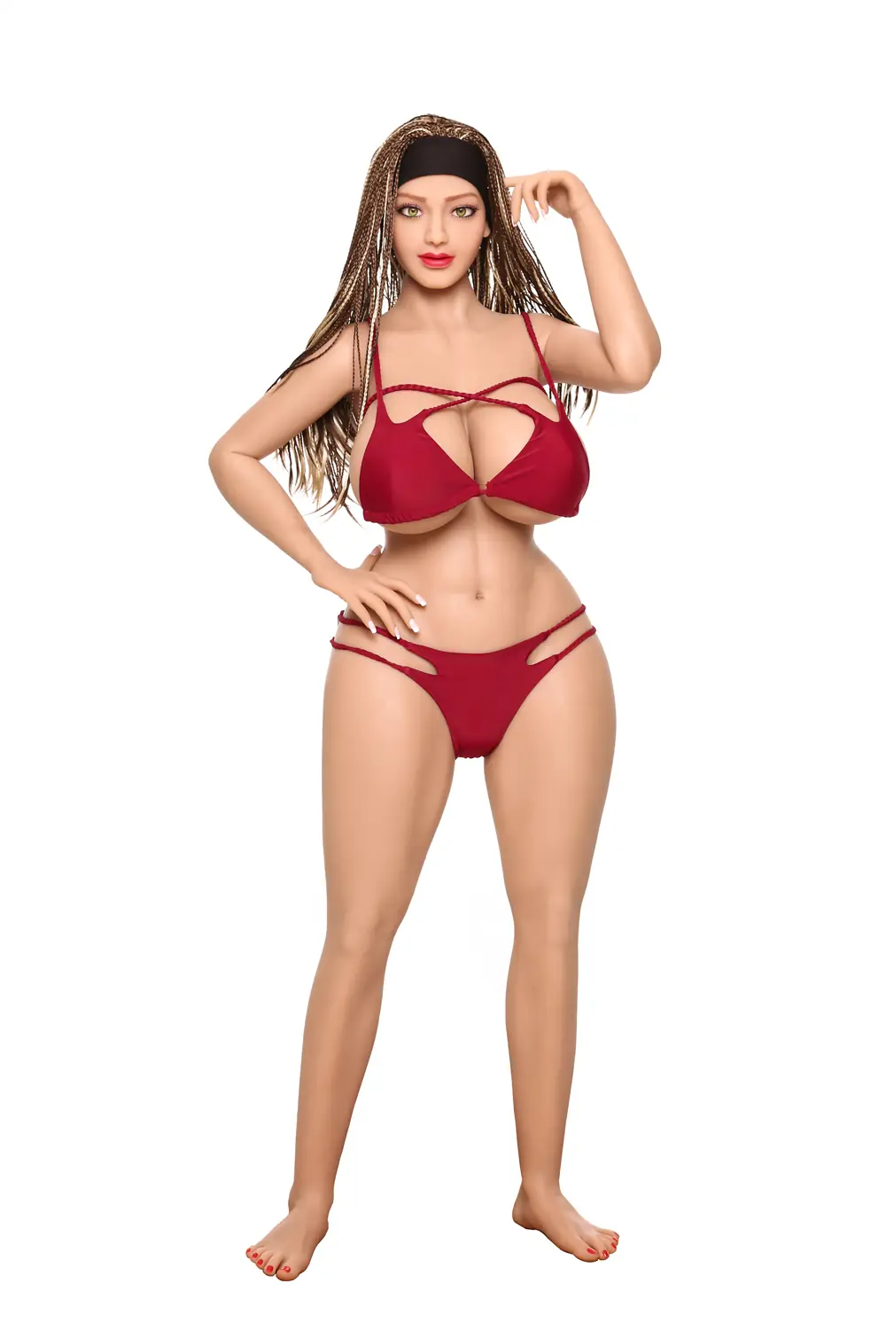 Josie, 155 cm CLM TPE-Sexpuppe, Hautfarbe Gebräunt