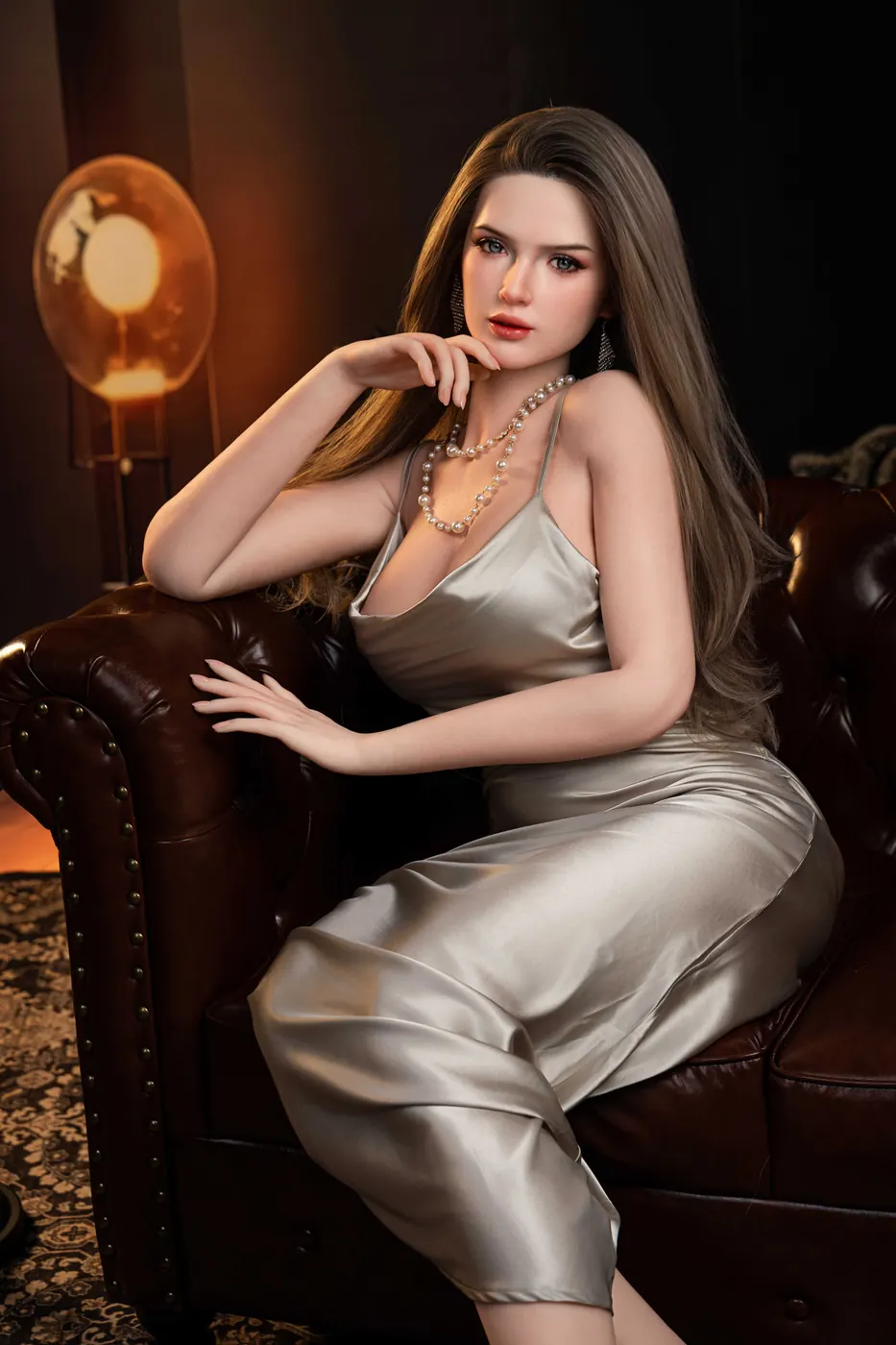 Roxane Delorme, 169 cm BBW Silikon-Sexpuppe, Kopf 184, konfigurierbar