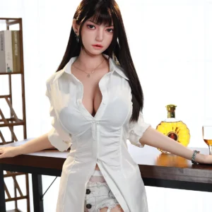 Ophélie Quinson, 168 cm Silikon-Sexpuppe, Natürliche Hautfarbe, Kopf 73, konfigurierbar
