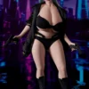 Vica SiR161, 161 cm Silikon-Sexpuppe, Hautfarbe Schwarz, konfigurierbar