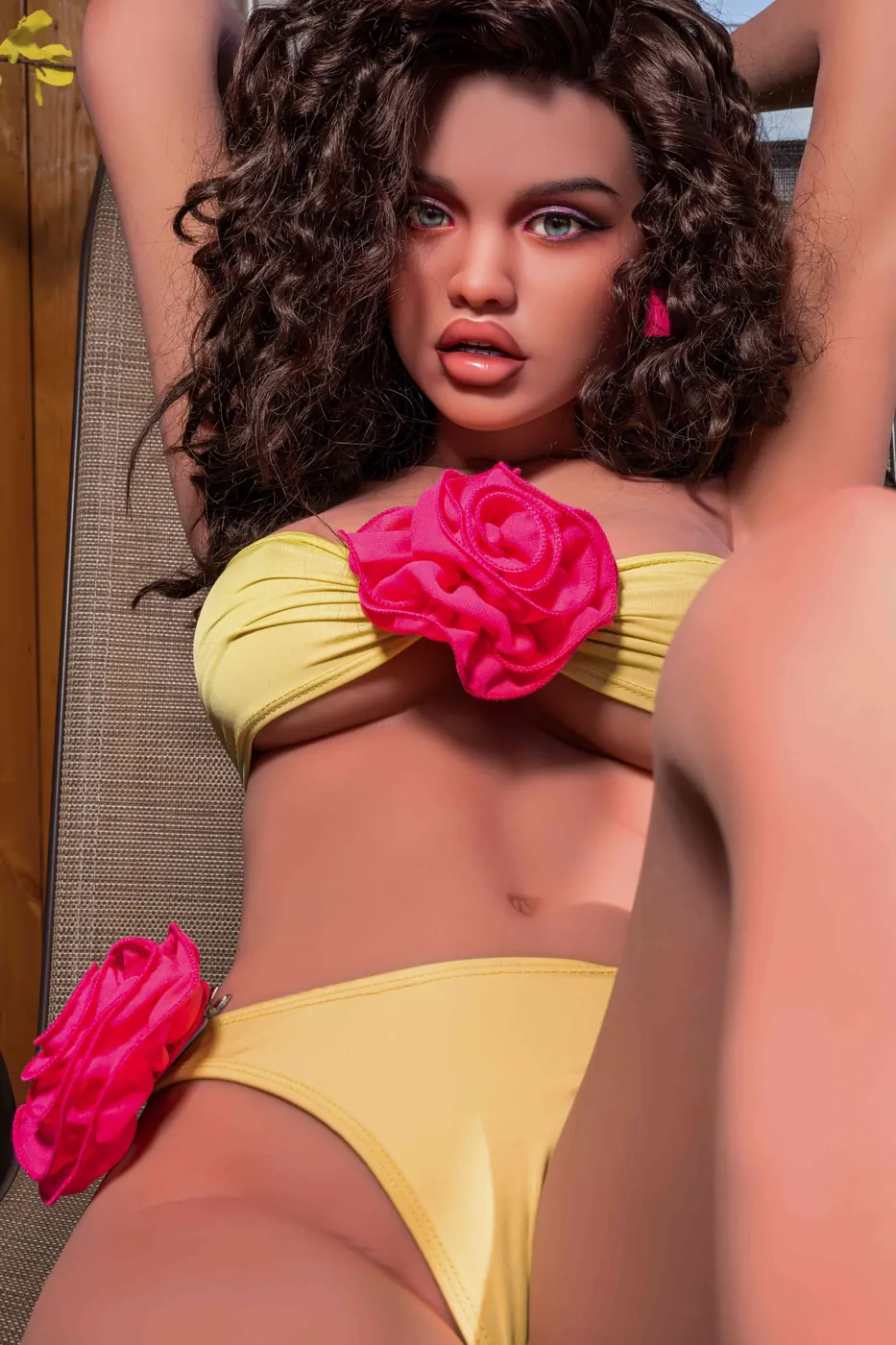 Tiphène, 168 cm Silikon-Sexpuppe, Kopf 45, konfigurierbar