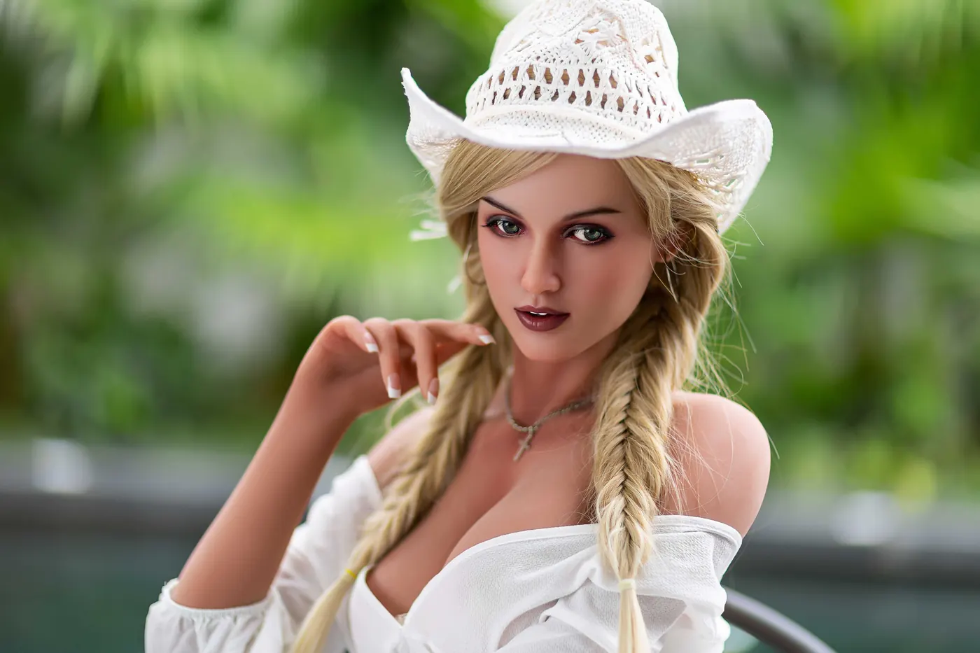 Roseline Vallier, 168 cm Silikon-Sexpuppe, Kopf 147, konfigurierbar