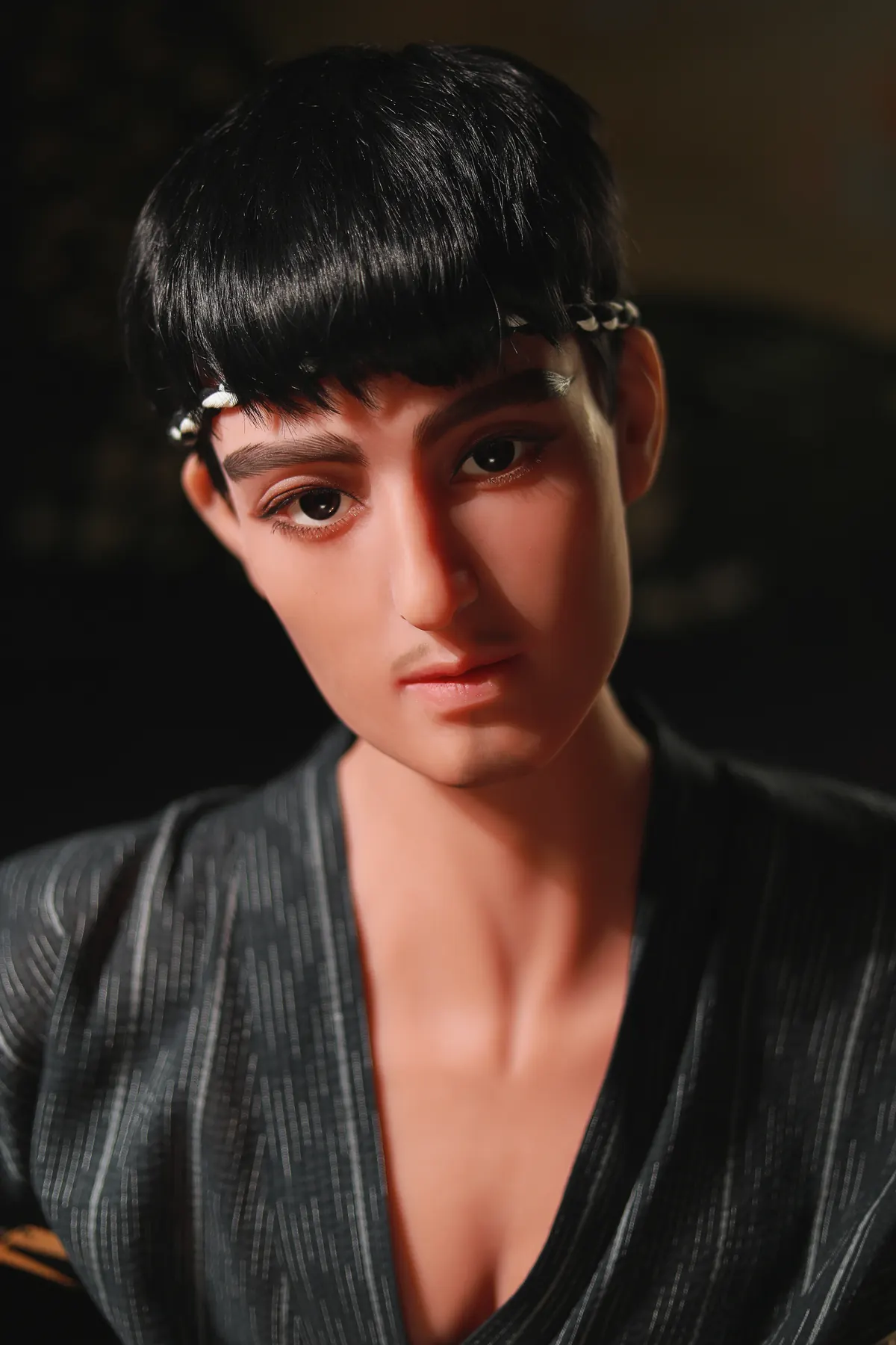 Gaspard Ravel, 165 cm männliche TPE-Sexpuppe, Hautfarbe Gebräunt, Kopf 210, konfigurierbar