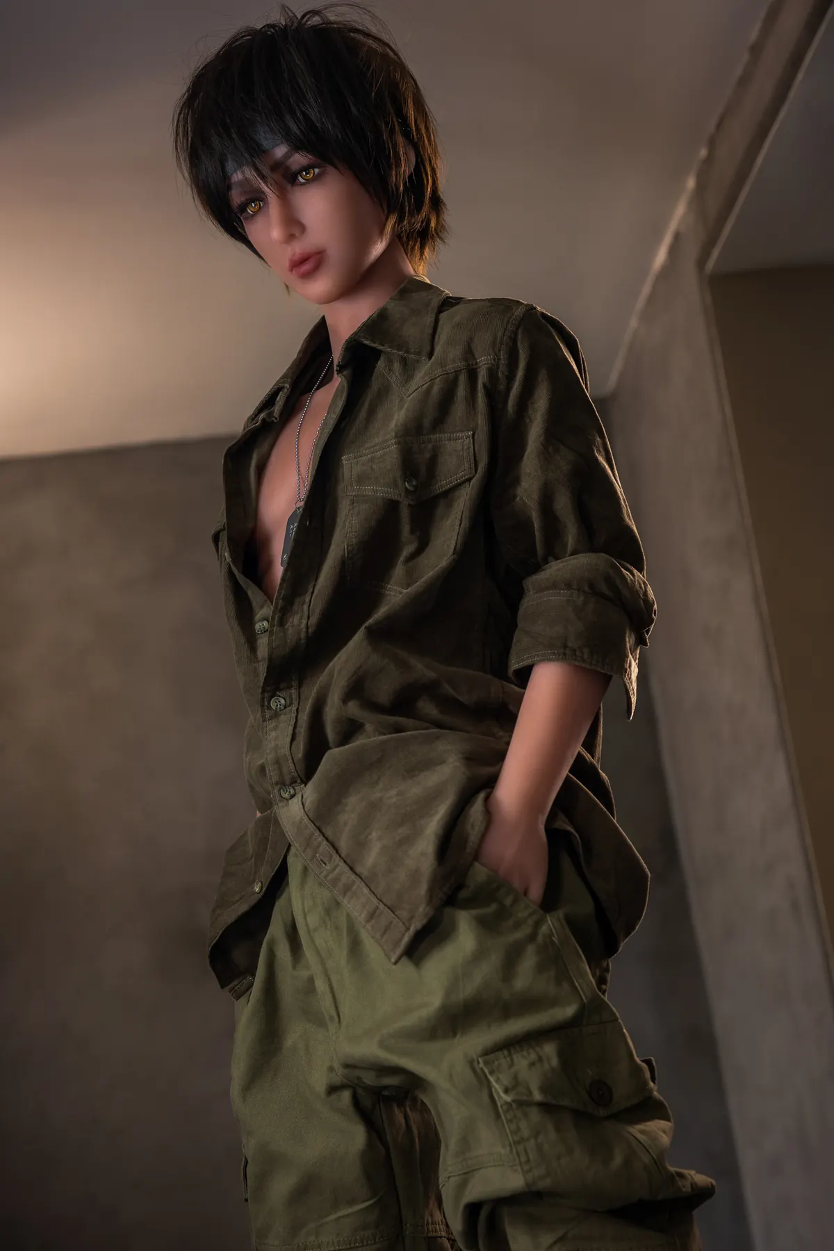 Daphné Vallier, 160 cm männliche AiBei TPE-Sexpuppe, konfigurierbar