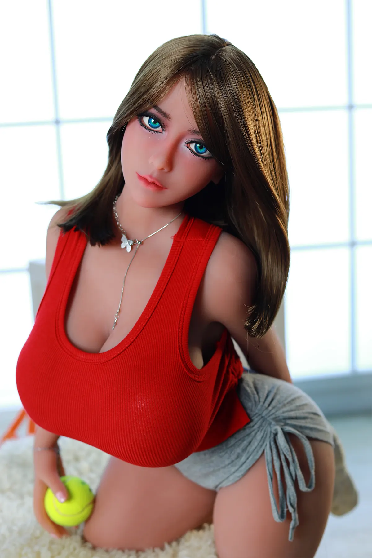 Aveline Sorel, 108 cm TPE-Sexpuppe, Kopf 298, konfigurierbar