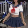Célestine Vallier, 153 cm BBW AiBei TPE-Sexpuppe, konfigurierbar