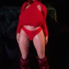 Vica SiR161, 161 cm Silikon-Sexpuppe, Hautfarbe Schwarz, konfigurierbar