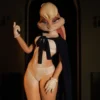 Lola SiF150, 150 cm Silikon-Sexpuppe, Hautfarbe Gelb, konfigurierbar