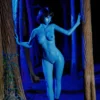 Tifa Avatar AD158, 158 cm CLM TPE-Sexpuppe, Hautfarbe Blau