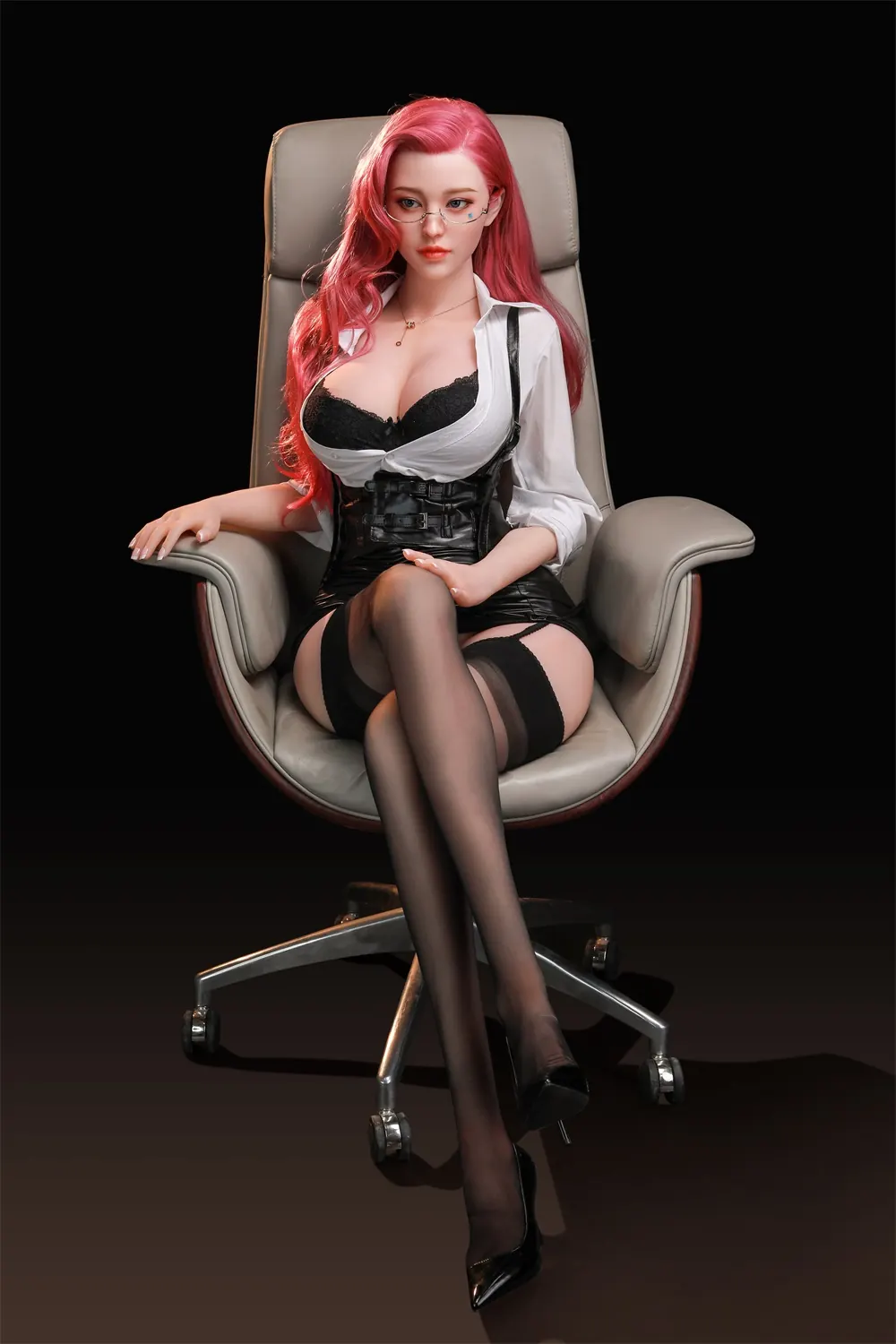 Ysaline Urbain, 170 cm Silikon-Sexpuppe, Natürliche Hautfarbe, Kopf 44-L, konfigurierbar