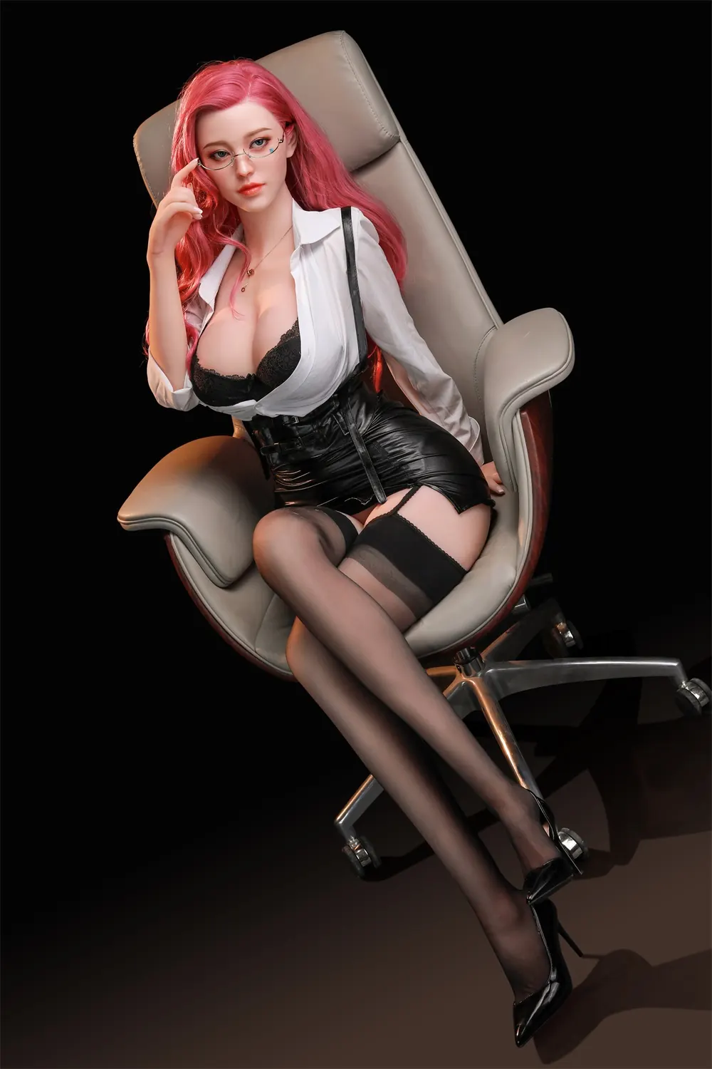 Ysaline Urbain, 170 cm Silikon-Sexpuppe, Natürliche Hautfarbe, Kopf 44-L, konfigurierbar