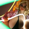 Una Carha 100 cm Plus+, 100 cm BBW TPE-Sexpuppe, Hautfarbe Gebräunt, konfigurierbar
