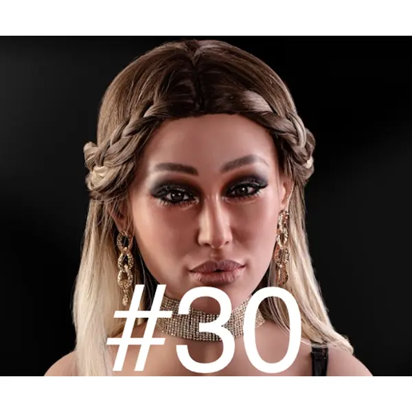 Kopf aus Silikon 48