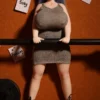 Climax J58 Youla, 58 cm Anime Silikon-Sexpuppe, Hautfarbe Weiß