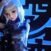 Ling J60, 60 cm Anime Silikon-Sexpuppe, Hautfarbe Weiß