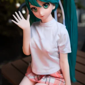 Miku J60, 60 cm Anime Silikon-Sexpuppe
