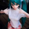 Miku J60, 60 cm Anime Silikon-Sexpuppe