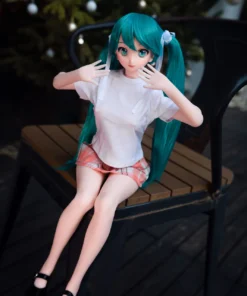 Miku J60, 60 cm Anime Silikon-Sexpuppe