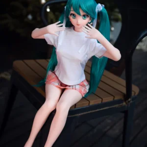 Miku J60, 60 cm Anime Silikon-Sexpuppe