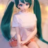 Miku J60, 60 cm Anime Silikon-Sexpuppe