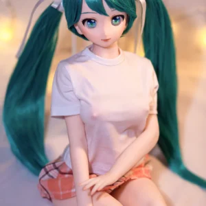 Miku J60, 60 cm Anime Silikon-Sexpuppe