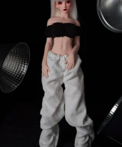 Saki J60, 60 cm Anime Silikon-Sexpuppe