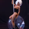 Gina J60, 60 cm Anime Silikon-Sexpuppe, Hautfarbe Weiß