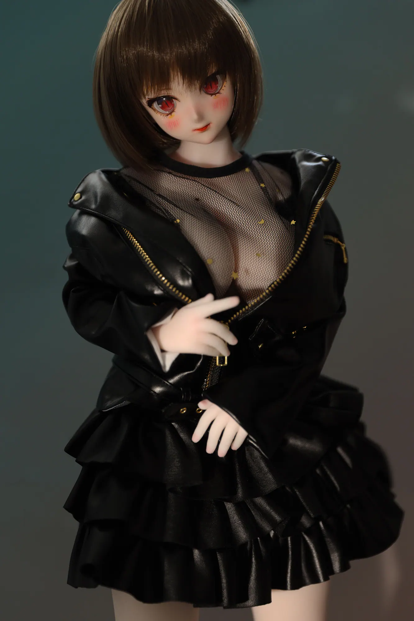 Zella, Anime Silikon-Sexpuppe, Hautfarbe Weiß