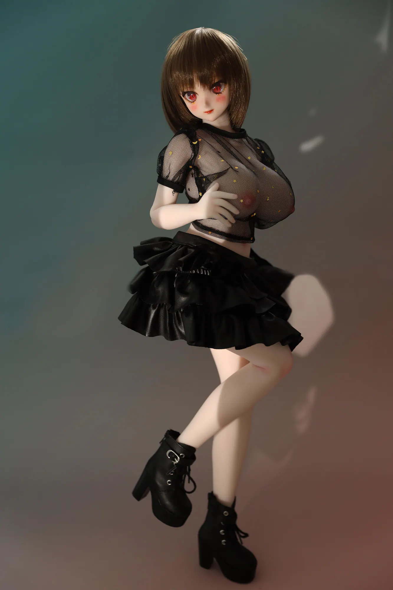 Zella, Anime Silikon-Sexpuppe, Hautfarbe Weiß